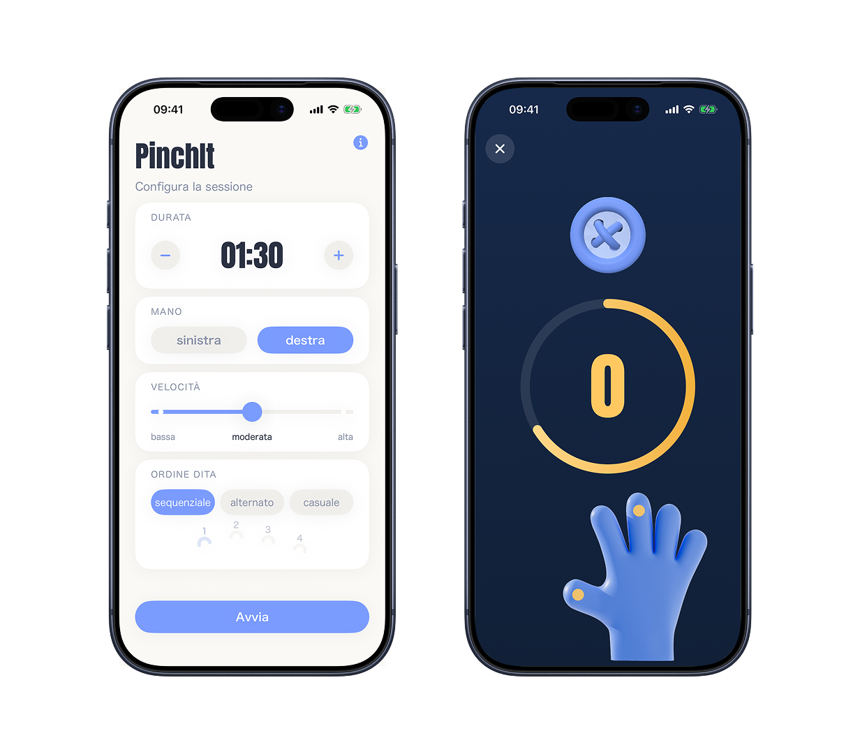 App screens