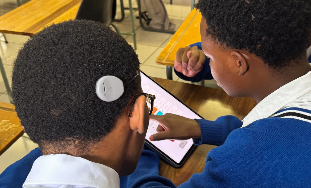 Testing at St. Vincent School for the Deaf